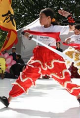 Chinees Cultural Festival Kung Fu demo Kinderen sword
